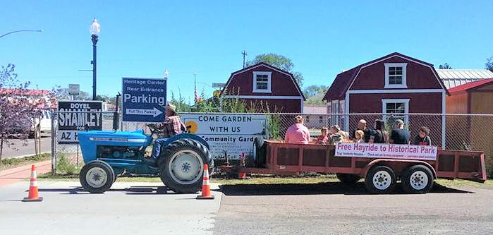 Hayride at festival